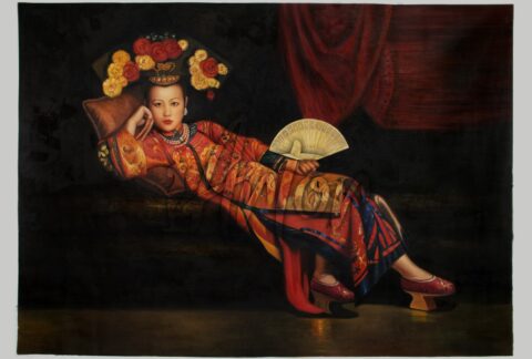 A Chinese Lady with a Fan