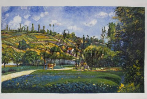 A Cowherd On The Route De Chou, Pontoise