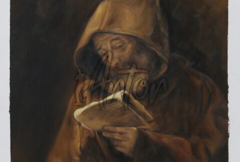 A Monk Reading