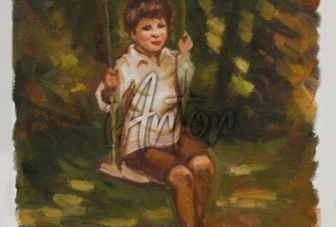 Anthony on a Swing(also known as Boy on a Swing)