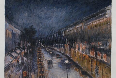Boulevard Montmartre; Night Effect(also known as Boulevard Montmartre: effet de nuit)