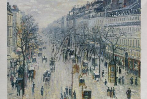 Boulevard Montmartre: Winter Morning