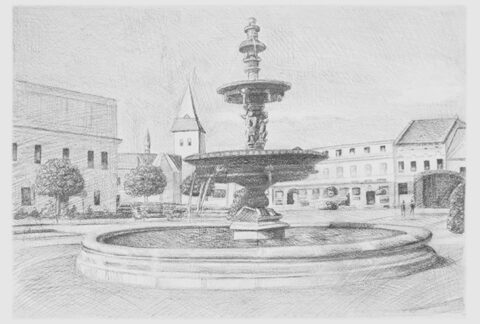 Building Pencil Sketch