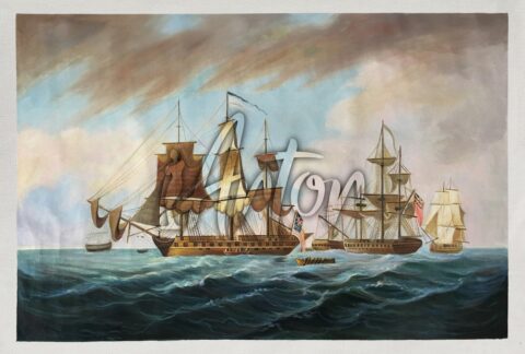 Capture of the USS ‘President’, 15 January 1815