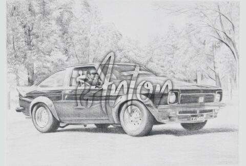 Car Pencil Sketch