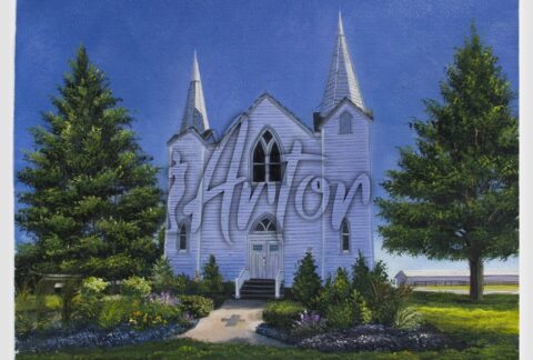 Church Painting from Photo