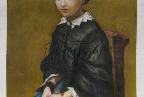 Corot: Girl, C1860