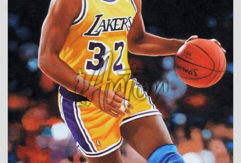 Created Basketball Player Portrait 2