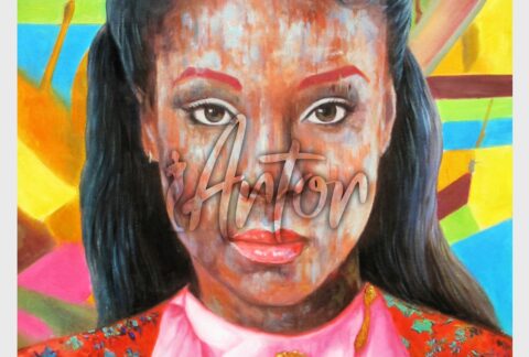 Created Female Oil Portrait 2