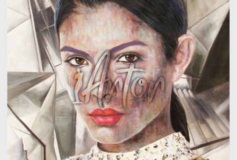 Created Female Oil Portrait 3