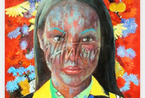 Created Female Oil Portrait