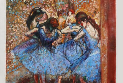 Dancers in Blue