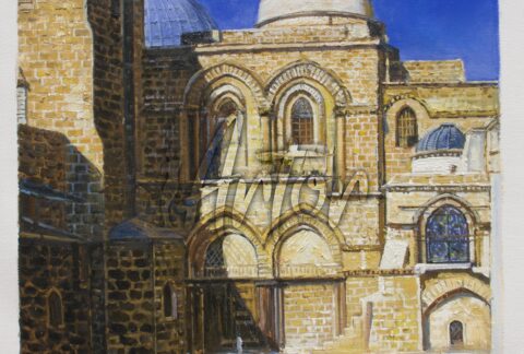Facade of the Church of the Holy Sepulcher