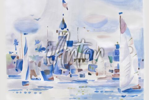 Famous Artwork Watercolor