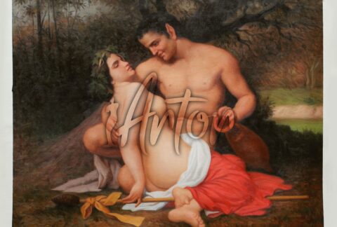 Faunand and Bacchante