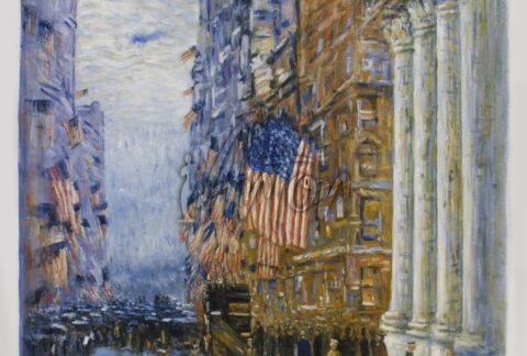 Flags on the Waldorf