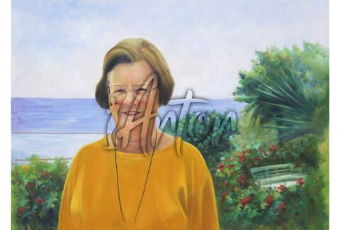 Grandma Oil Portrait