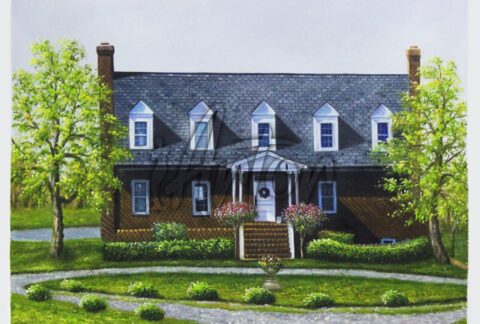 House Oil Painting on Canvas