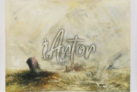 Impressionist Ships on the Sea