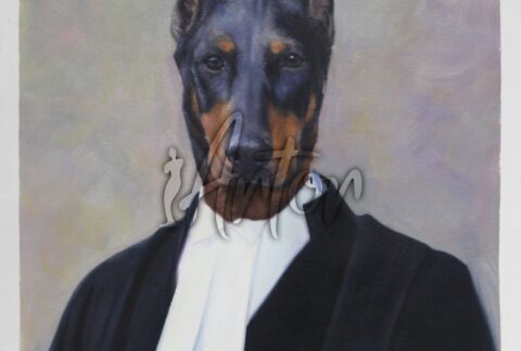In Masterpiece Dog Portrait