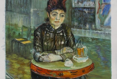 In the cafe: Agostina Segatori in Le tambourin, 1887