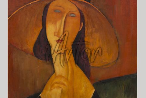 Jeanne Hebuterne in a Large Hat