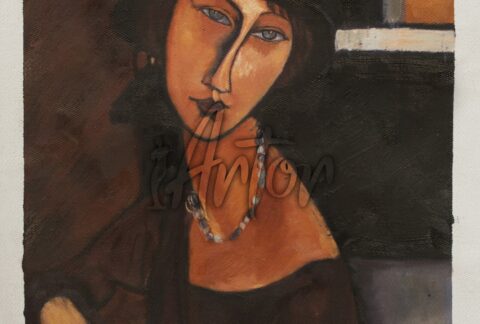 Jeanne Hebuterne with Hat and Necklace