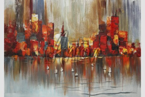 Knife Painting Cityscape 2