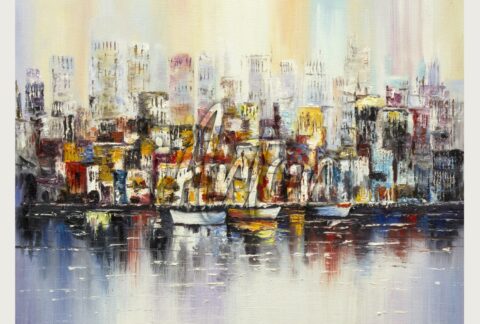Knife Painting Cityscape 3