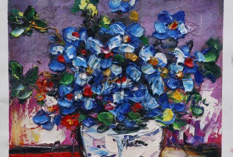 Knife Painting Flowers