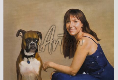 Lady and Her Dog