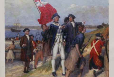 Landing of Captain Cook at Botany Bay, 1770