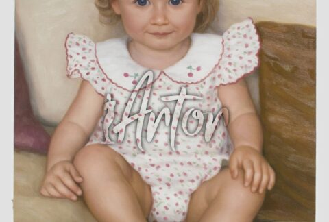 Little Girl Oil Portrait
