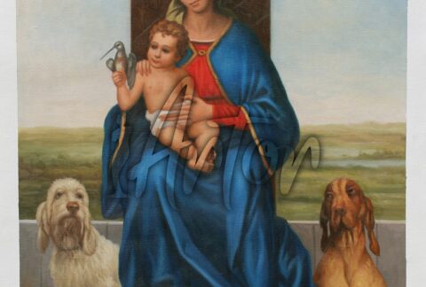 Little Jesus with a Bird on Hand