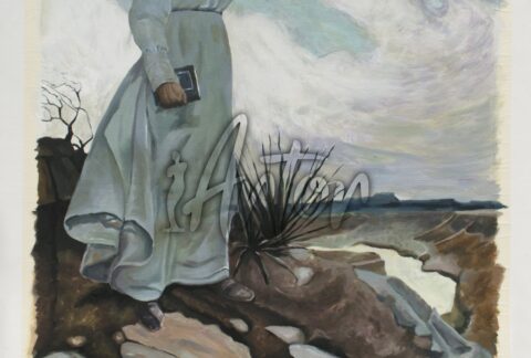 Louise Loved to Climb to the Summit on One of the Barren Hills Flanking the River