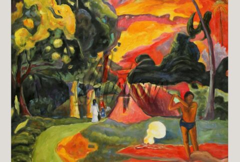 Matamoe, also known as Landscape with Peacocks