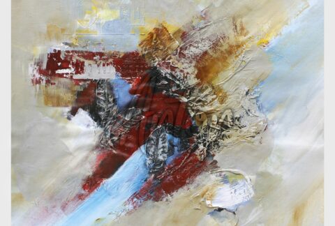 Mix Media Abstract Colors