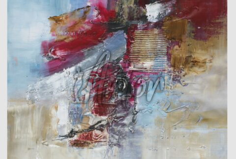 Mix Media Abstract Colors 6