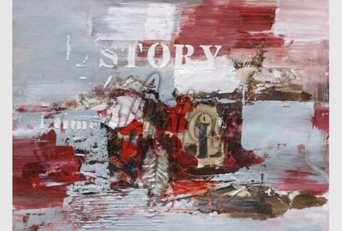 Mix Media Abstract Colors 7