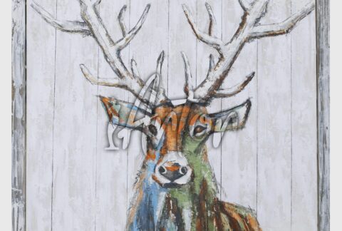 Mix Media Deer on Board