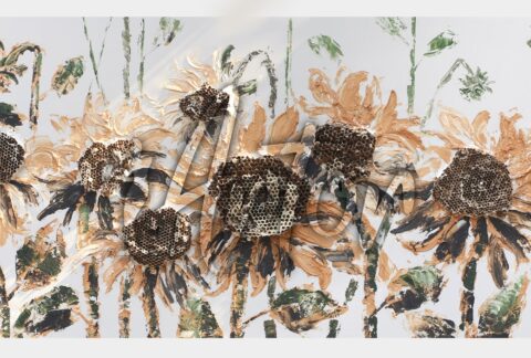 Mix Media Sunflowers