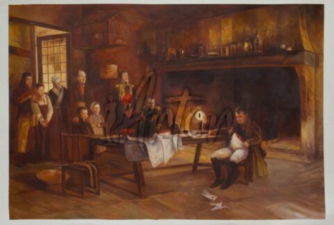 Napoleon After The Battle Of Waterloo