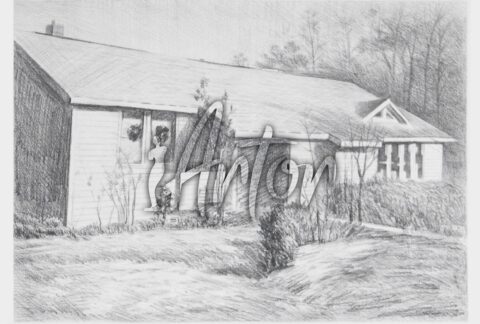 Old House Pencil Sketch