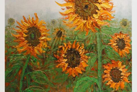 Original Abstract Oil Painting