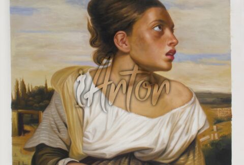 Orphan Girl at the Cemetery