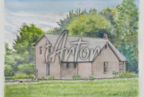 Our House Watercolor