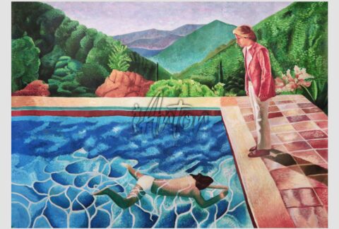 Pool with Two Figures