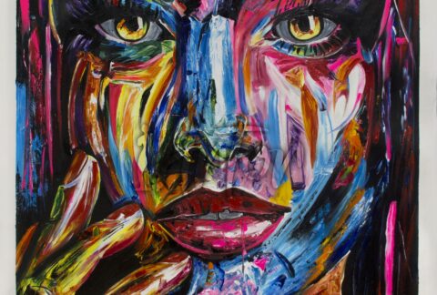 Pop Art Female Portrait