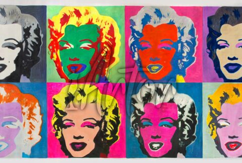 Pop Art Portrait Marilyn