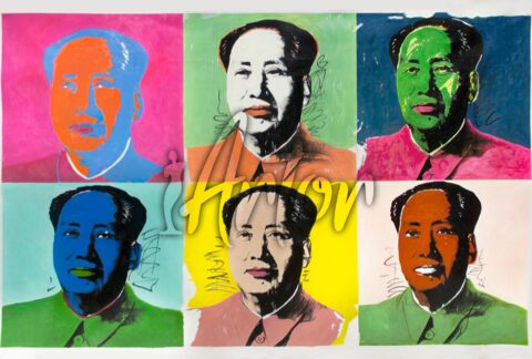 Pop Art Portrait President Mao